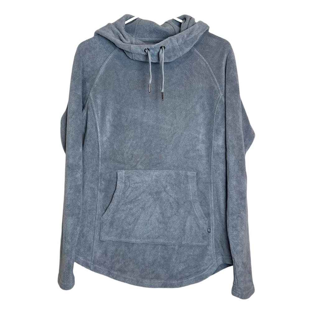 Free Fly Performance Bamboo Blend Fleece Cowl Neck Pullover Hoodie Size Small